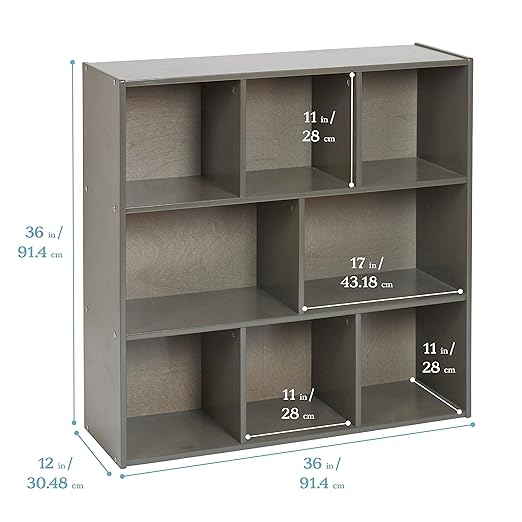 ECR4Kids Streamline 8-Compartment Storage Cabinet, Classroom Furniture - Image 3