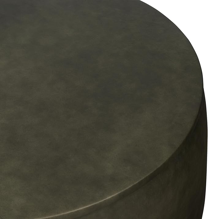 POLY & BARK Herve Storage Ottoman in Olivine Green - Image 9