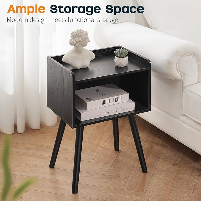 Yoobure Mid Century Modern Nightstand - Image 4