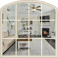 36''x36'' Wooden Wide Arched Mirrors by HomeDecorationMirror