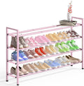 Bumusty 4-Tier Long Expandable Shoe Rack by Bumusty