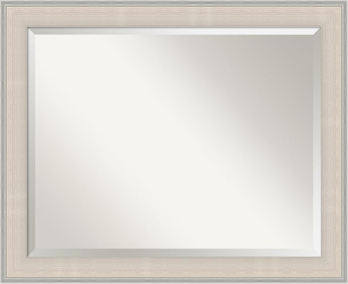 Amanti Art White Bathroom Mirror by AmantiArt