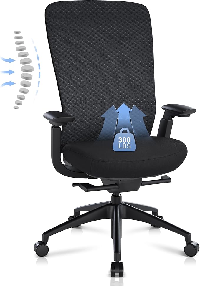 COLAMY Ergonomic Mesh Office Chair, Computer Executive Desk Chair, Ergonomic by COLAMYINC