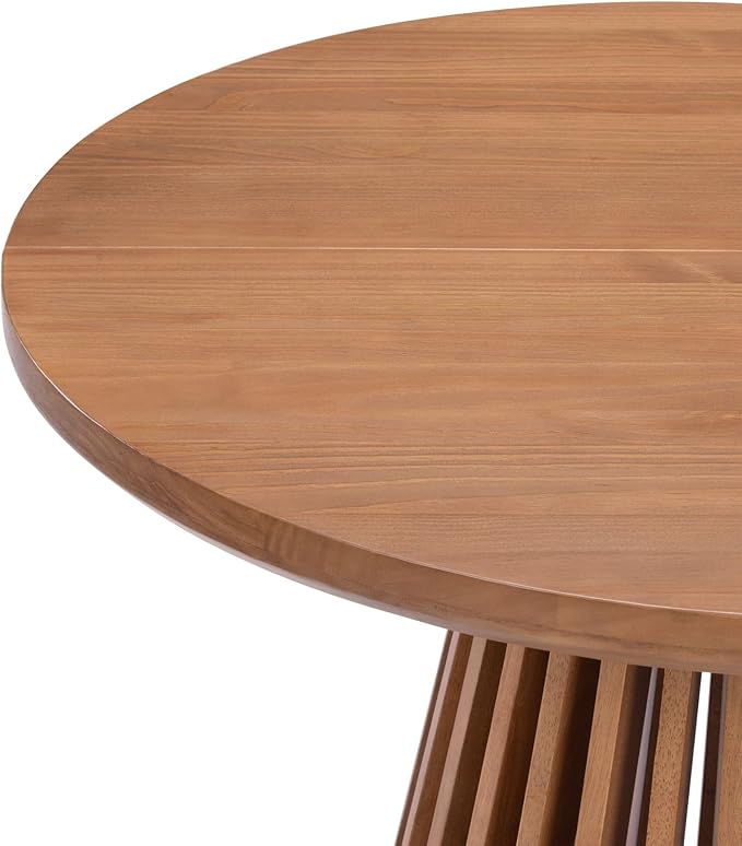 Plank+Beam Lido Round Dining Table, Minimalist Kitchen Table - Image 4