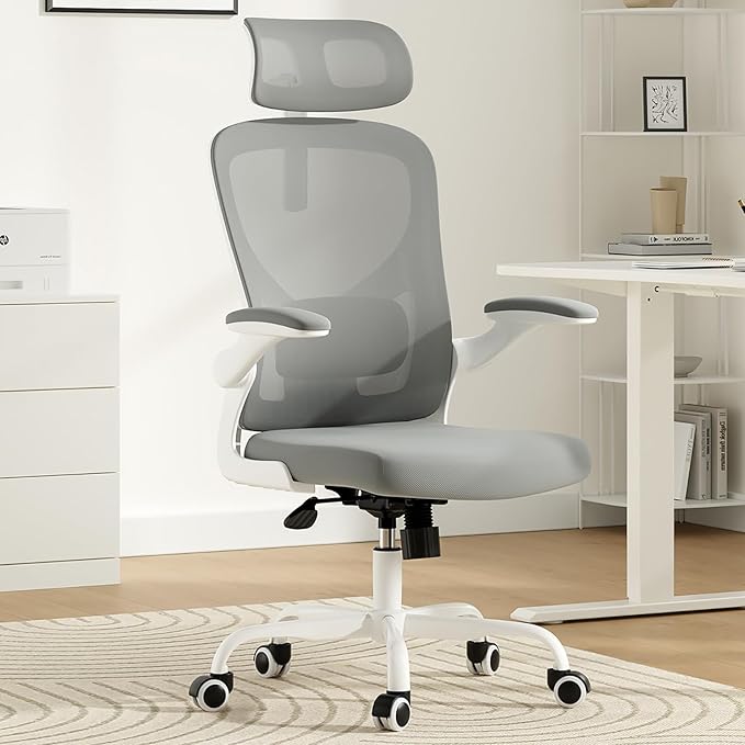 Ergonomic Office Chair, Comfy Home Office Chair High Back Computer Chair - Image 3
