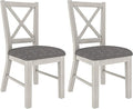 Solid Wood Dining Chairs Set of 2, Farmhouse Chairs by Peatuk