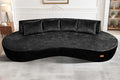 Homguava 104'' Modular Sectional Sofa, Curved Modern Sofa by Homguava