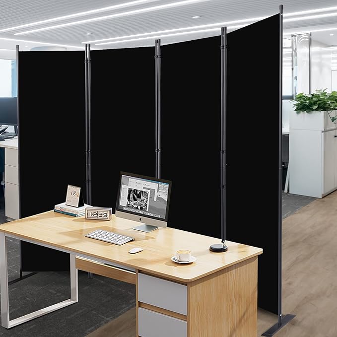 Room Divider, 4 Panel Folding Privacy Screens - Image 7