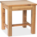 12 Inch Wooden Step Stool, Small Nature Beach Chair Under Desk, Indoor Acacia by VICTORYRELAX