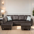 L Shaped Sectional Couches for Living Room, Modern Modular Sectional Sofa by FONTOI