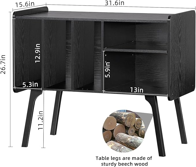 Lerliuo Record Player Stand - Image 3