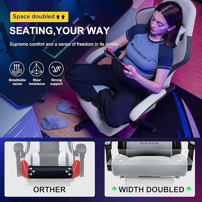 GTPLAYER Gaming Chair, Computer Office Chair - Image 3