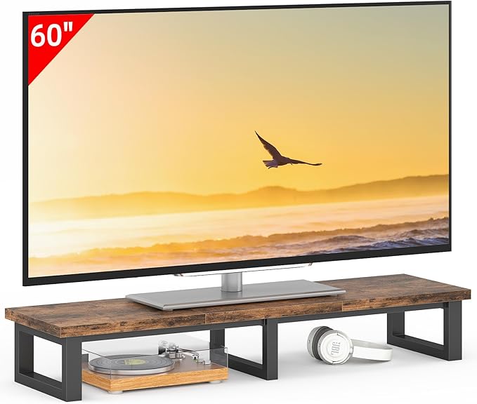 45" Large TV Riser for 32-60 inch TV, TV Riser Stand Shelf by YAOHUOO
