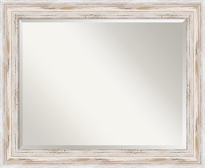 Amanti Art White Bathroom Mirror by AmantiArt