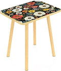 Mandala Small Rectangle End Table, Side Table by Permory