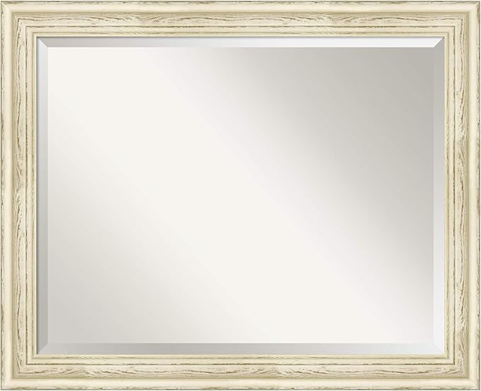 Amanti Art White Bathroom Mirror - Image 4