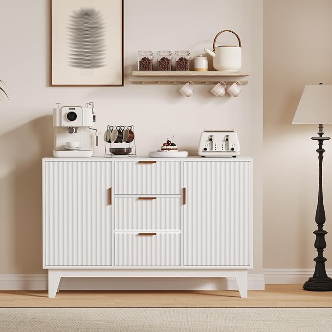 Garvee 47.2" Fluted Buffet Cabinets - Image 7