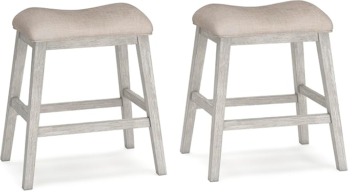 Signature Design by Ashley Skempton Modern 24" Counter Height Upholstered by SignatureDesignbyAshley