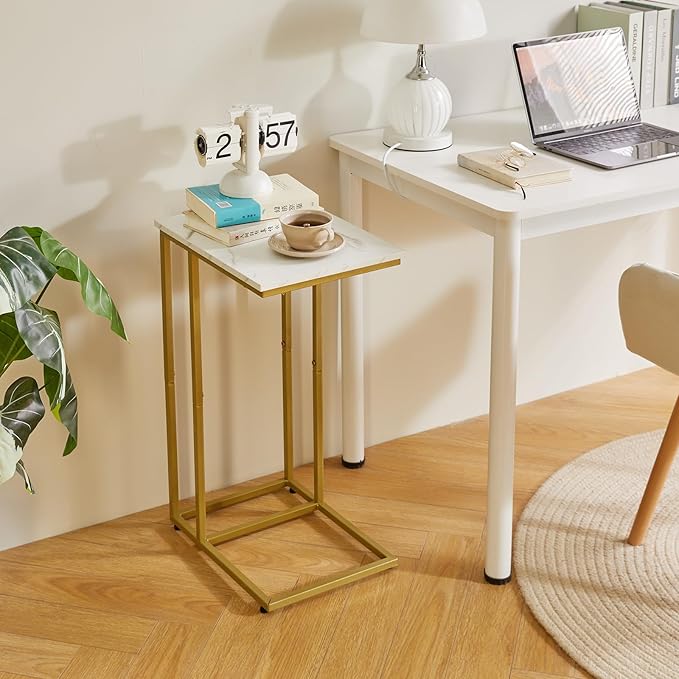 Small Side Tables C Shaped, End Table, Small Table Stand - Image 5