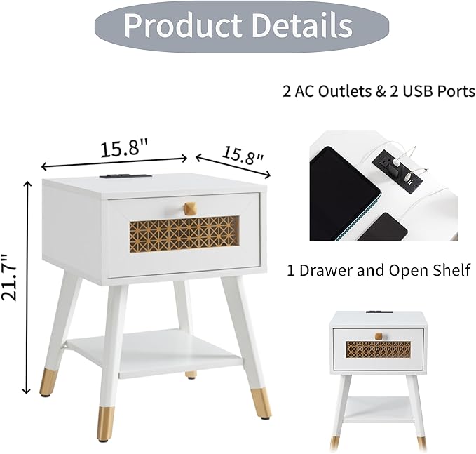 Modern Style Side Table, End Table - Image 2