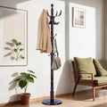 72 in Wood Coat Rack, Coat Rack Freestanding by VEGNIC