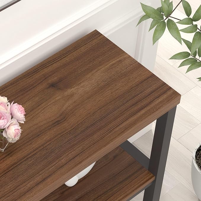 FOLUBAN Console Table for Entryway, Narrow Sofa Table - Image 4