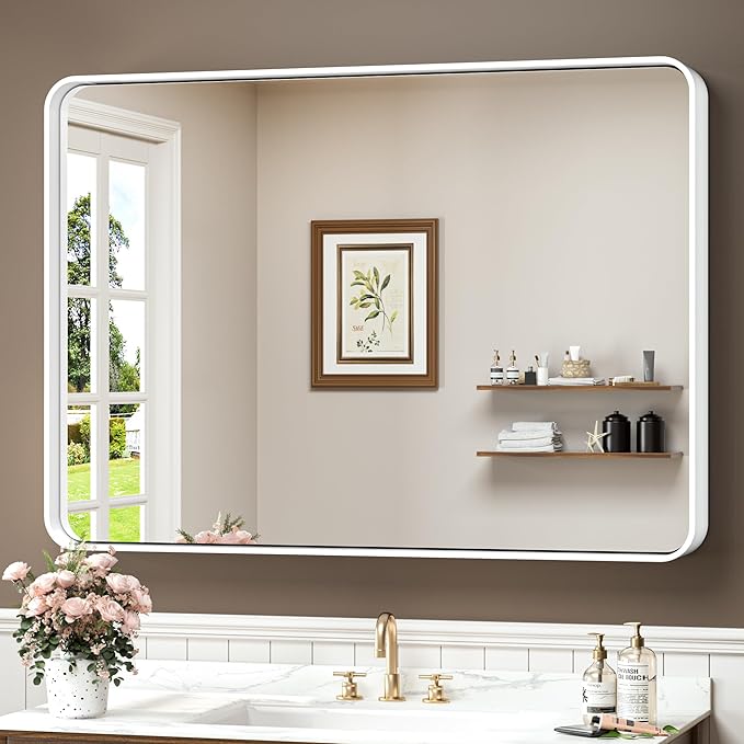 TokeShimi 40 x 30 Inch Wall Mirror by RefinedBathroomAccessories