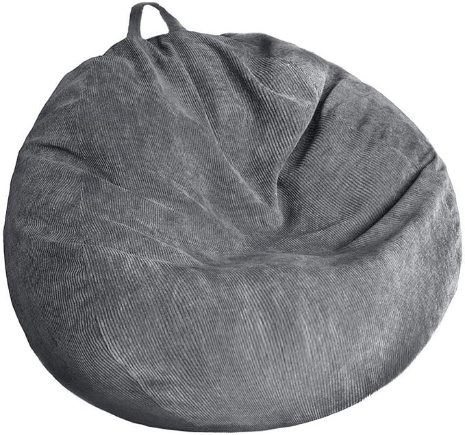 Kisoy Bean Bag Chair Cover Stuffed Animal Storage Bean Bag Cover Pets Dogs/Cats by Unknown