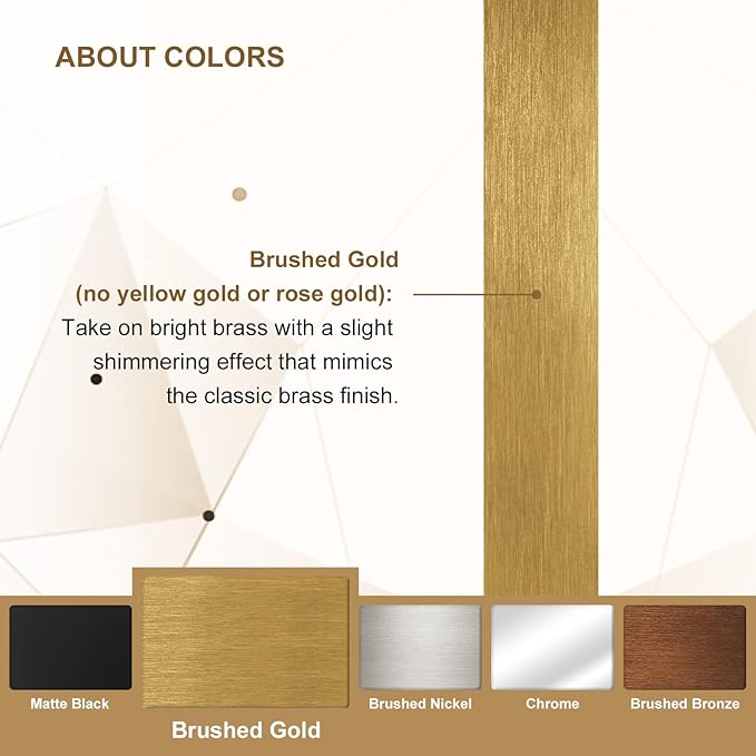 ANDY STAR Gold Oval Mirrors for Bathroom, 20x28 Inch Brushed Gold Stainless - Image 9