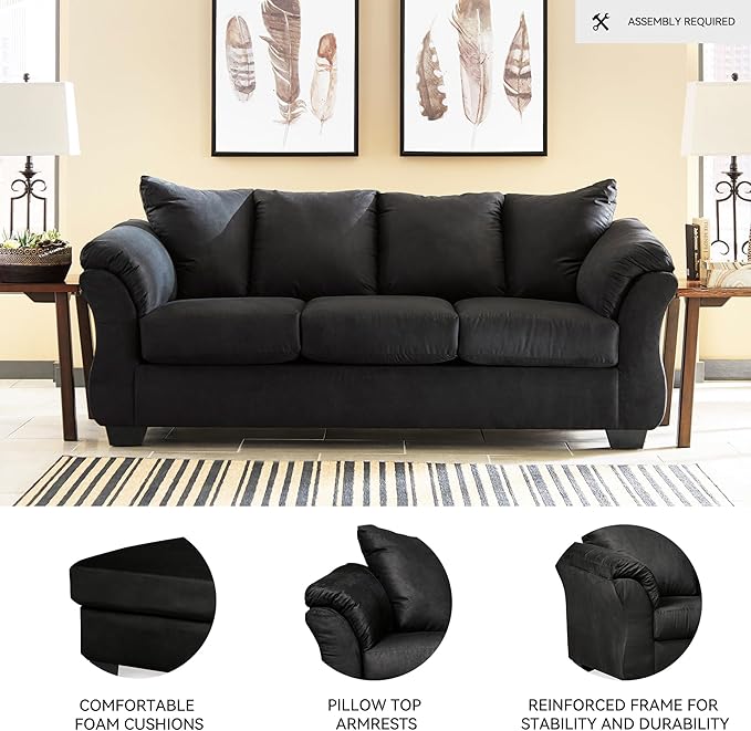 Signature Design by Ashley Darcy Classic Contemporary Sofa - Image 4