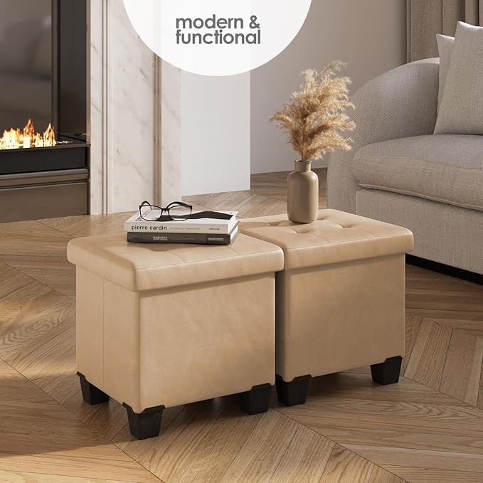 STORAGEBUD Storage Ottoman Cube - Image 2