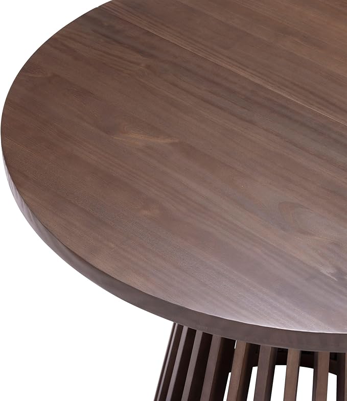 Plank+Beam Lido Round Dining Table, Minimalist Kitchen Table - Image 4