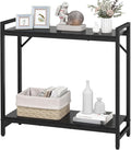 Narrow Console Table, 2 Tier Small Entryway Table, Sofa Table by Livofloral