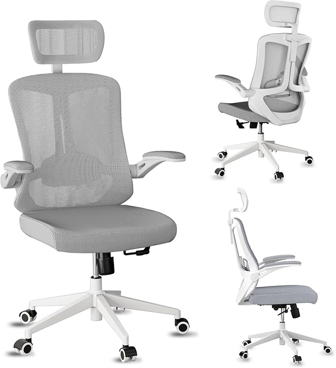 Mesh Office Executive Chair High Back Adjustable Home Desk Chair, Swivel by Balmstar