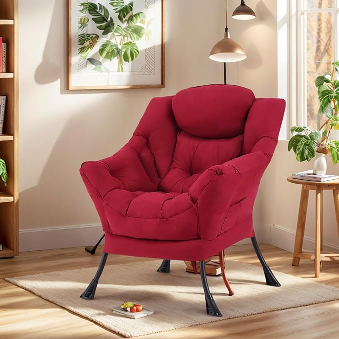 Lazy Chair for Living Room, Modern Accent Chairs - Image 7