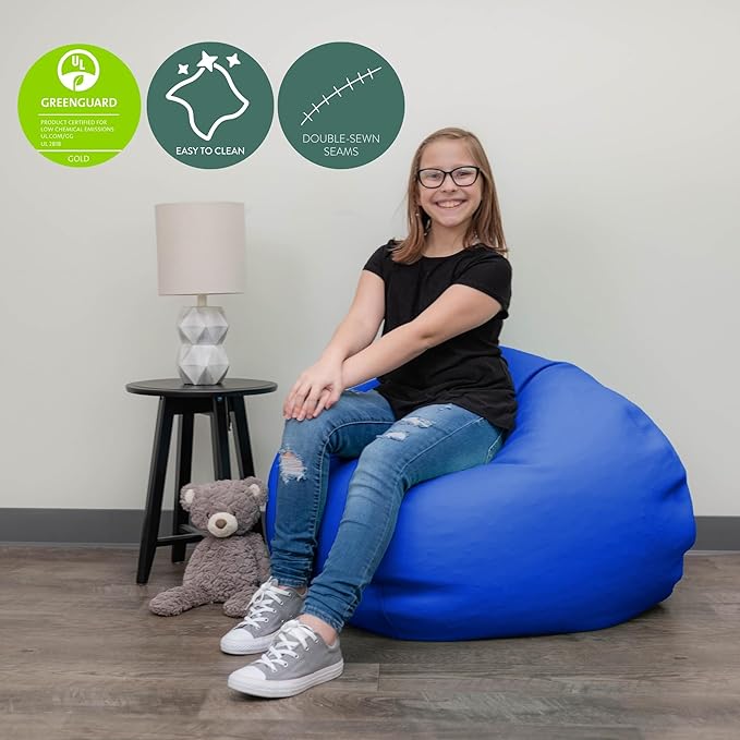 Children's Factory 35" Kids Bean Bag Chairs, Flexible Seating Classroom - Image 4
