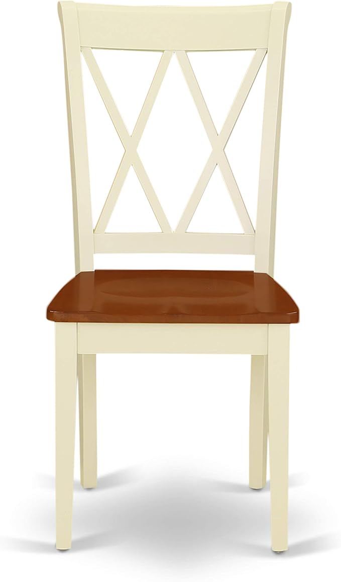 East West Furniture DOCL5-BMK-W 5 Piece Dining Set Includes a Rectangle Dining - Image 7