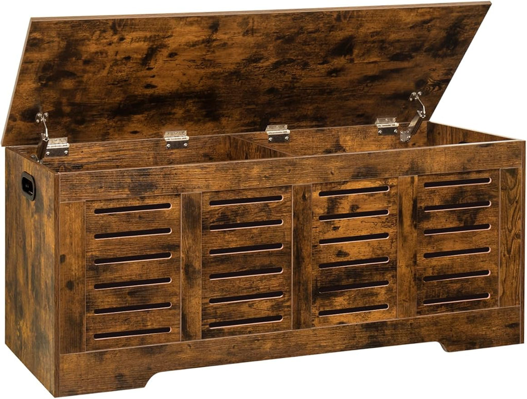 DINZI LVJ Storage Chest, 47.3” Wooden Toy Box by DINZILVJ