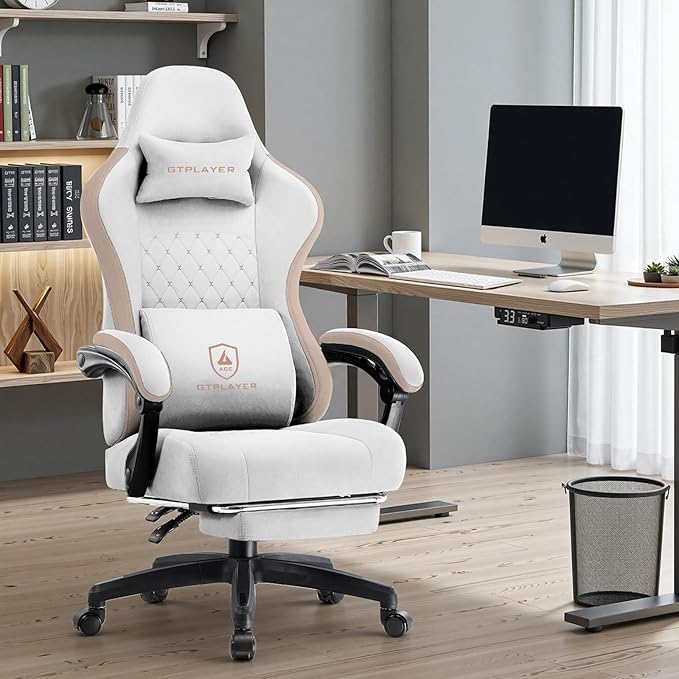 GTPLAYER Office Chair, Gaming Computer Desk Fabric Chair - Image 2