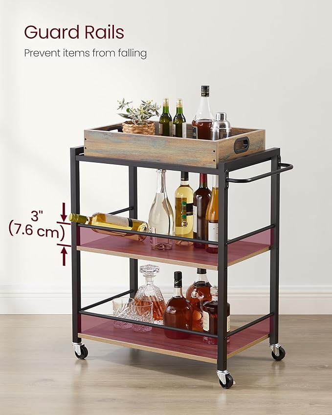 VASAGLE Kitchen Serving Cart - Image 5