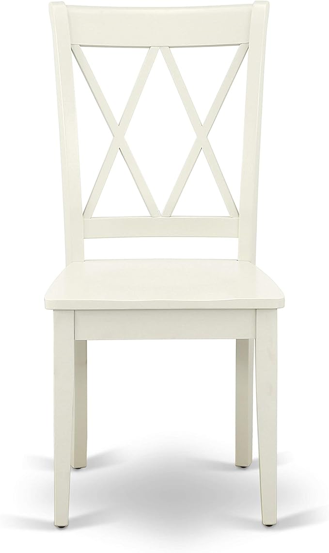 East West Furniture HBCL3-LWH-W 3 Piece Dinette Set - Image 6