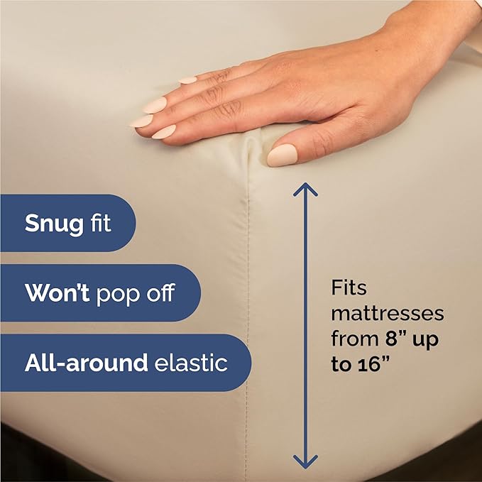 Split King Size 5 Piece Sheet Set - Image 3