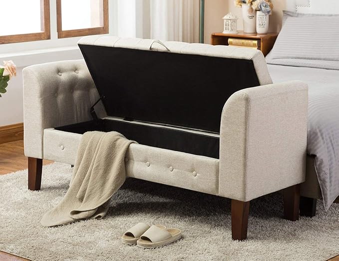 Awonde Upholstered Storage Bench - Image 3
