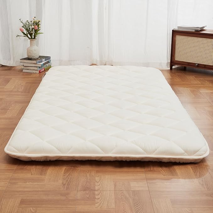 Japanese Floor Futon Mattress, Tatami Mat Sleeping Pad, Shikibuton, Mattress - Image 9