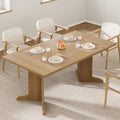 71" Large Dining Table for 6, Farmhouse Kitchen Table by IDEALHOUSE