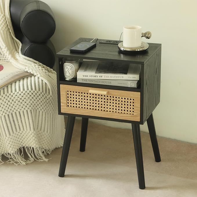 MaxSmeo Mid Century Modern Nightstand - Image 5