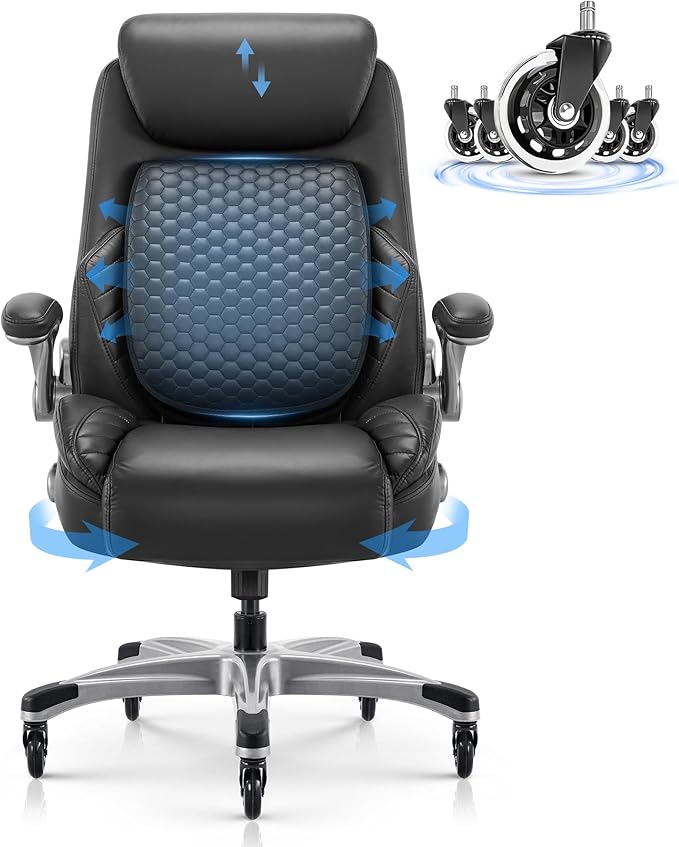 COLAMY Office Ergonomic Desk High Back Executive Chair - Image 9