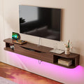 Floating TV Stand, Floating TV Console, Under TV Shelf by Furninova