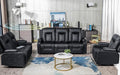 COMHOMA Living Room Furniture Set, Bonded Leather Sofa by ComHoma