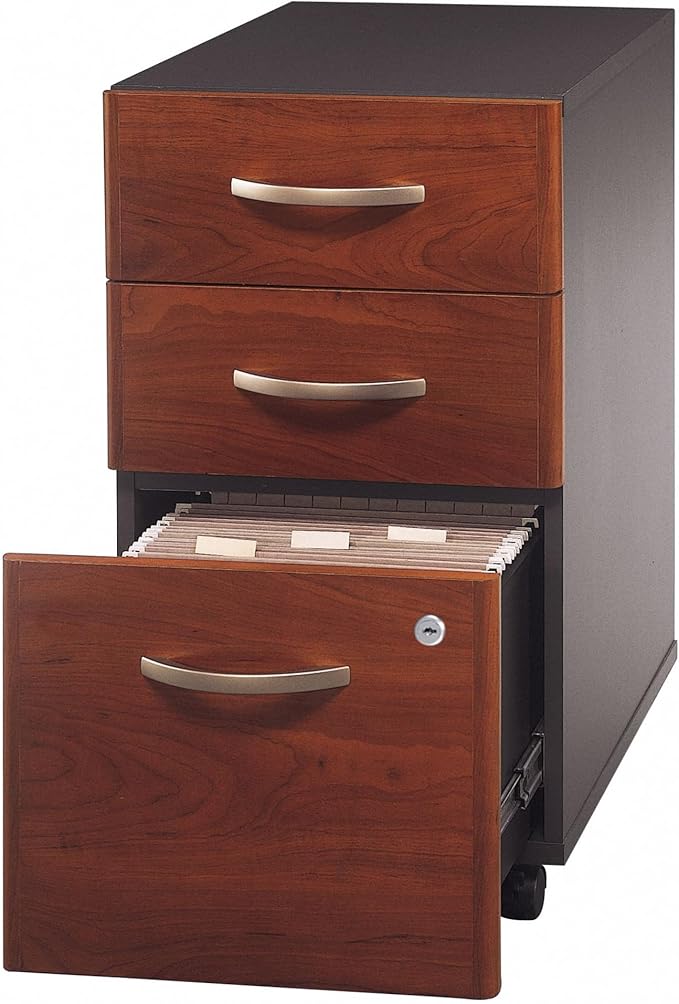 Bush Business Furniture Components 21" D Vertical 3-Drawer Mobile File Cabinet - Image 5
